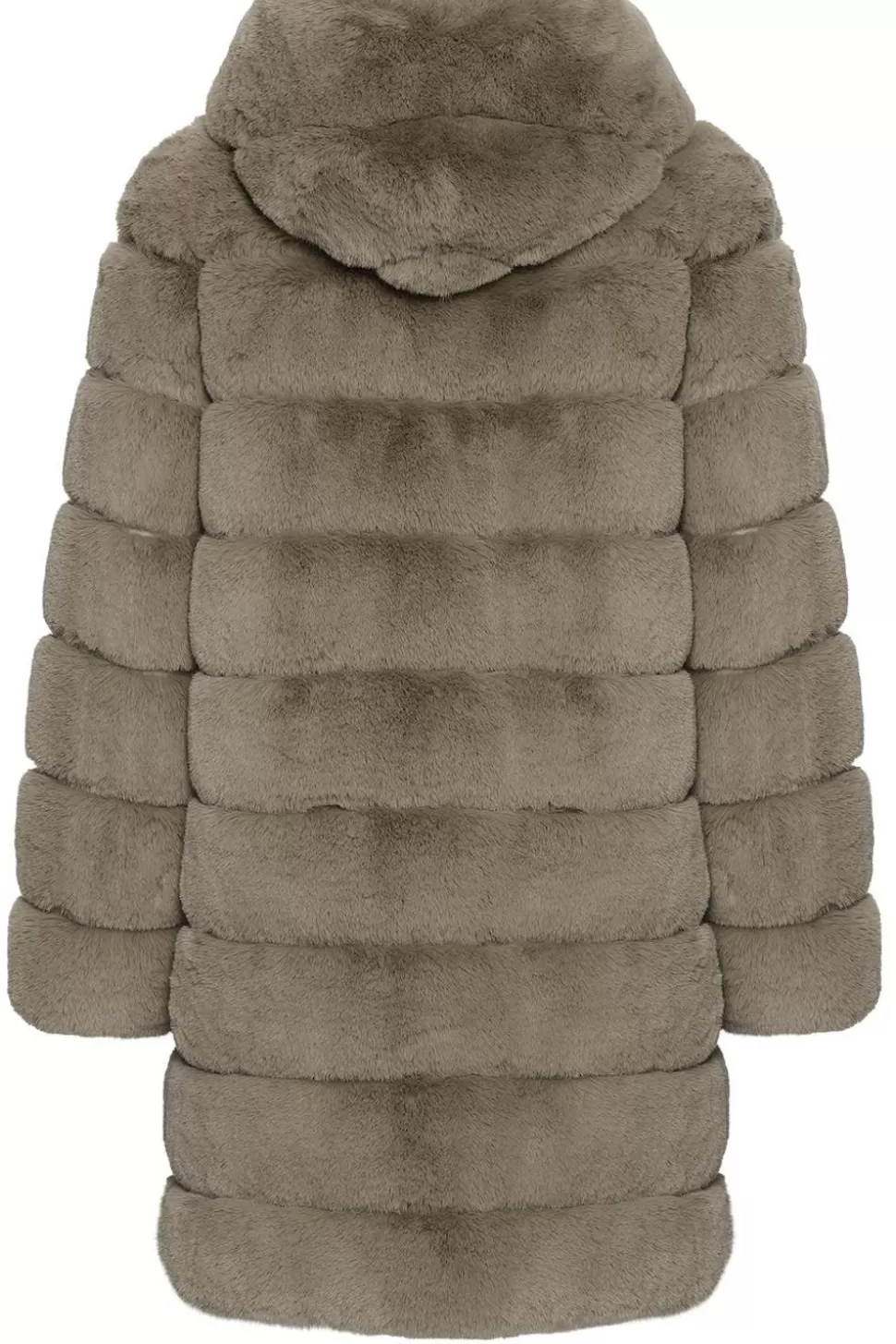 Americandreams Blake Faux Fur Coat Long Medium Brown Cheap