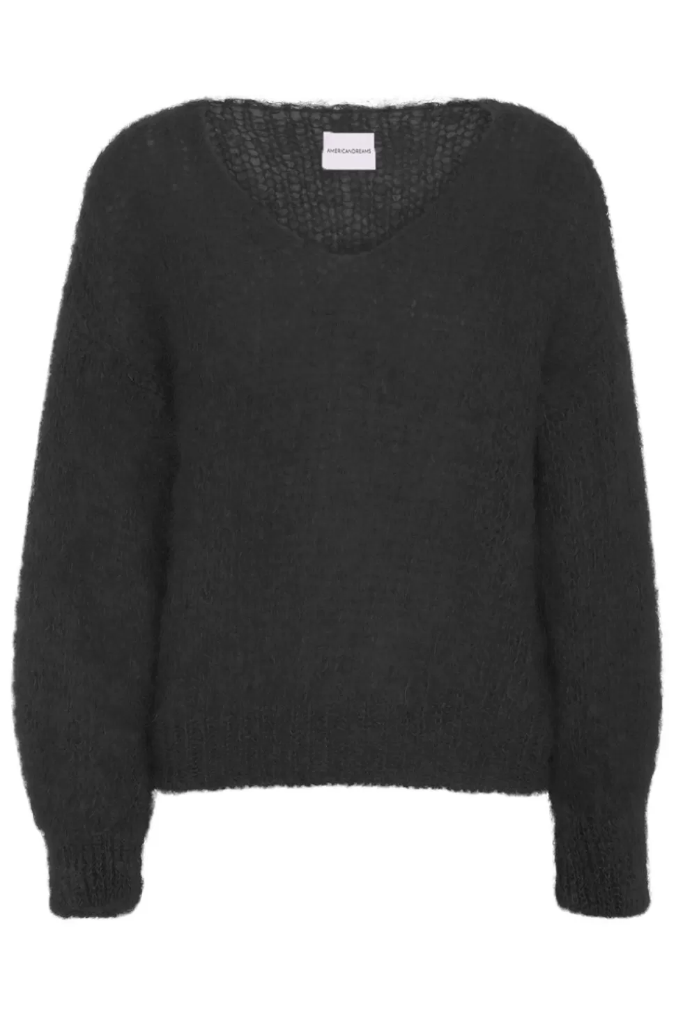 Americandreams Milana Ls Mohair Knit Black Flash Sale