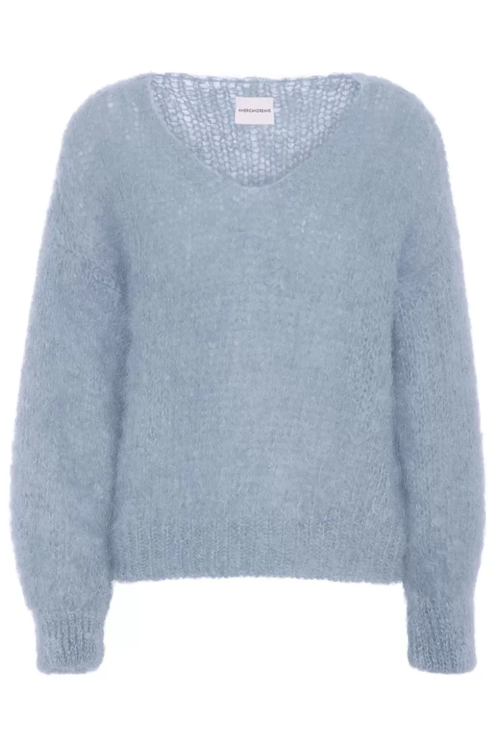 Americandreams Milana Ls Mohair Knit Light Blue Sale