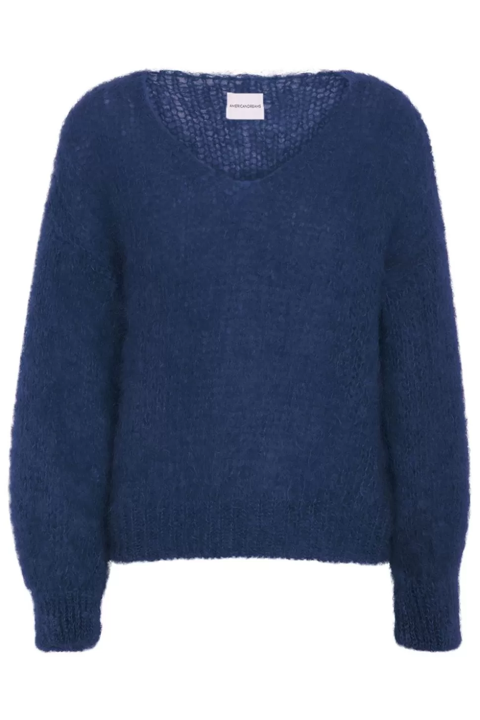 Americandreams Milana Ls Mohair Knit Navy Blue Online